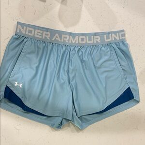 Under Armour Light Blue Athletic Shorts